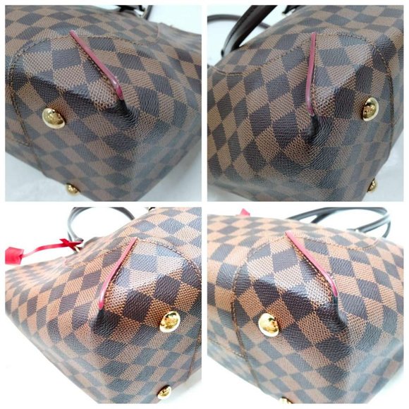 100% Authentic Louis Vuitton Kaisatoto PM Browns Damier Tote Bag #01295 - Picture 6 of 16